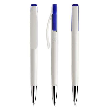 White-Classic Blue