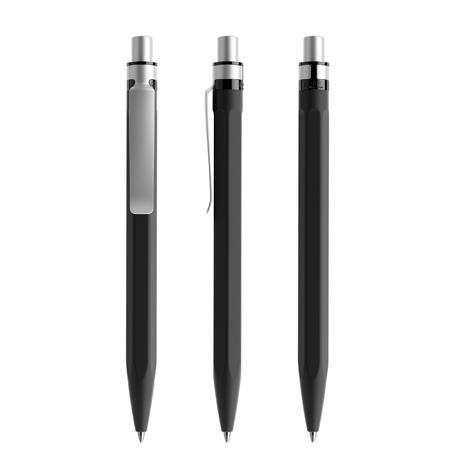 Black-Silver satin finish