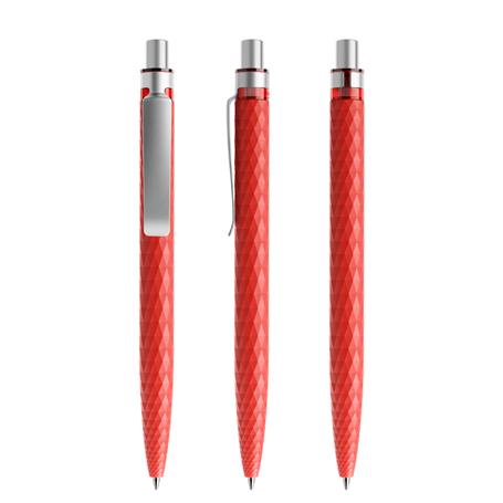 Red-Silver satin finish