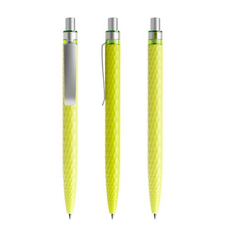 Yellow Green-Silver satin finish