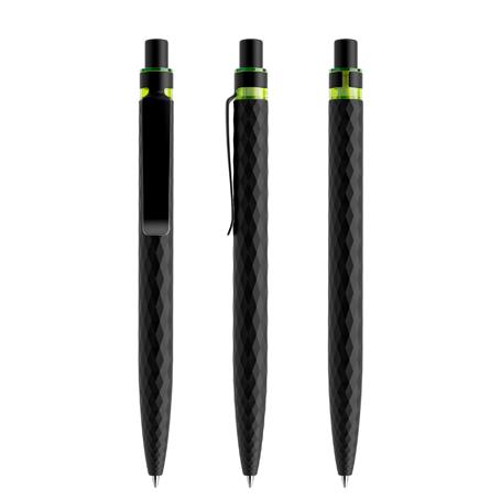 Black Carbon-Black satin finish-Yellow Green