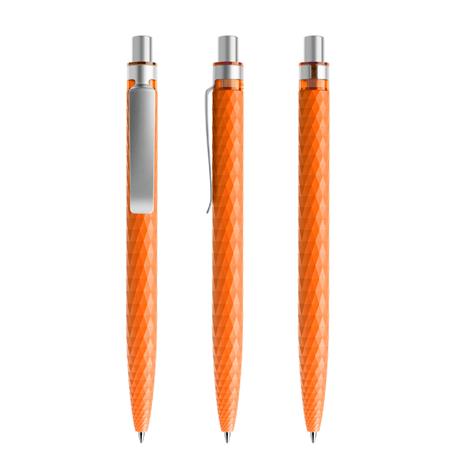 Orange-Silver satin finish