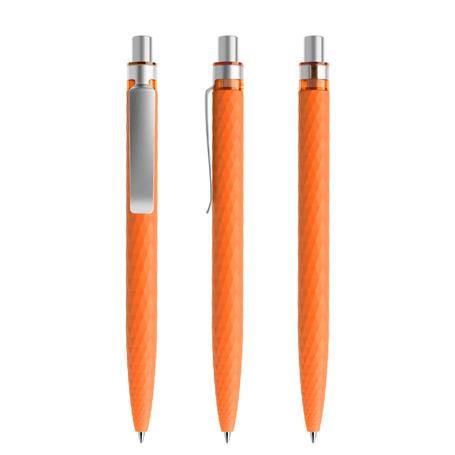 Orange-Silver satin finish