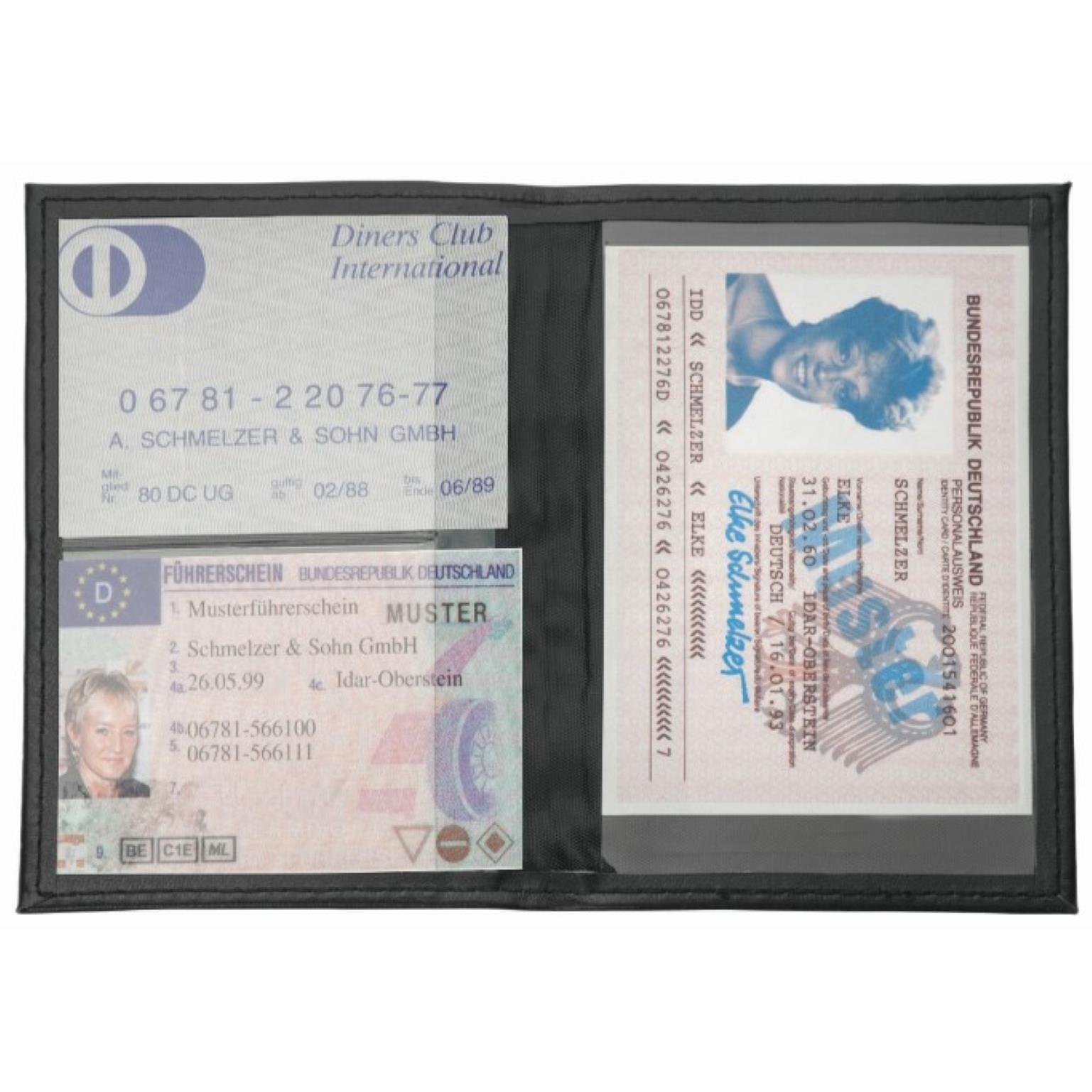 CreativDesign® Ausweistasche ´DesignLine´ schwarz