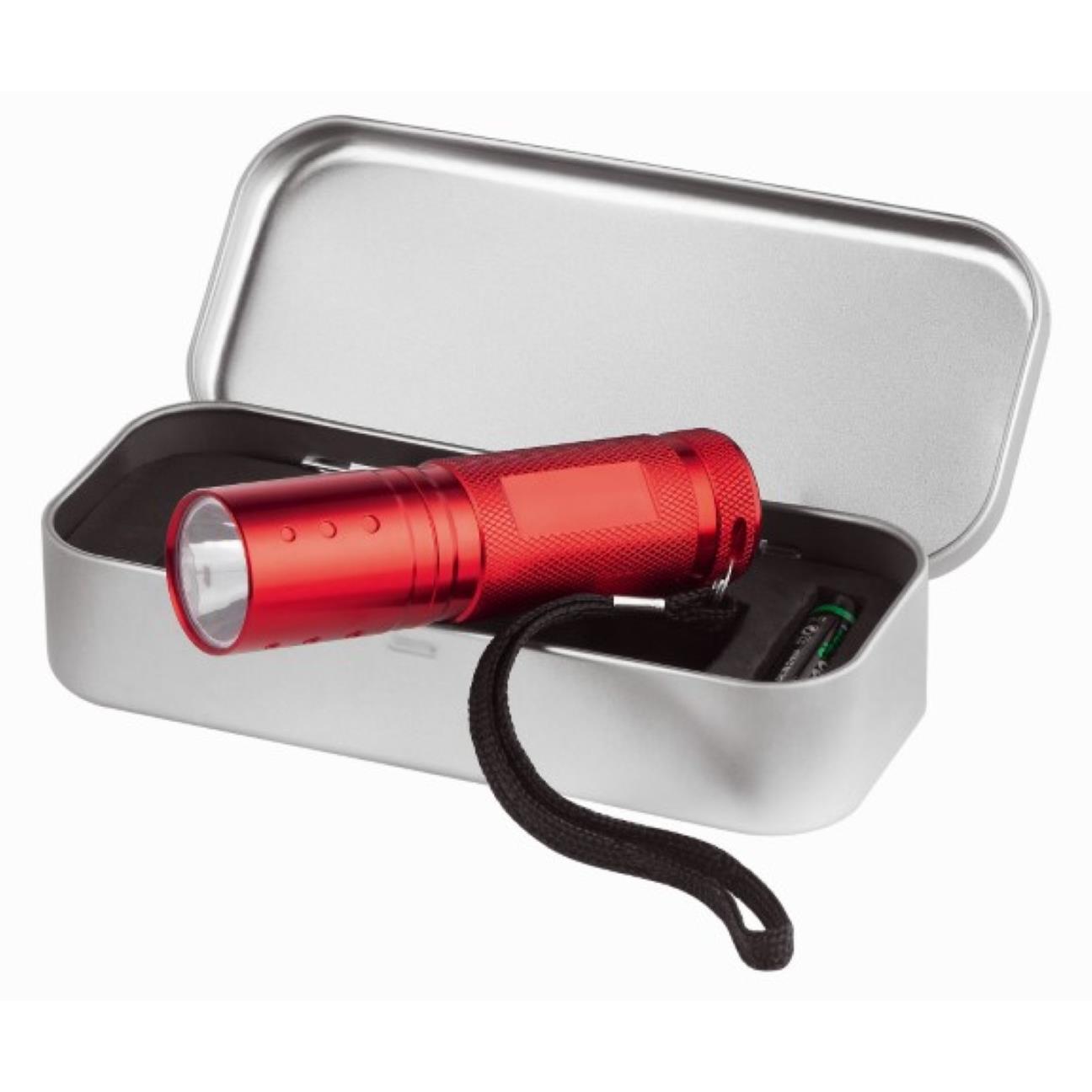 Metmaxx® LED MegaBeam Taschenlampe ´GoRed3Watt´ rot