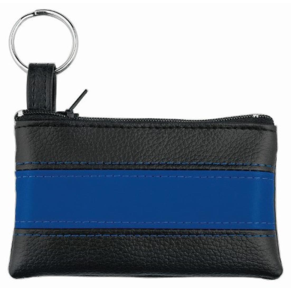 CreativDesign® Schlüsseltasche ´LookPlus´ schwarz/blau