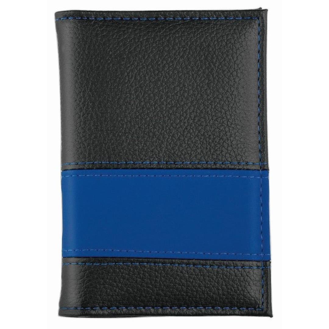 CreativDesign® Ausweistasche ´LookPlus´ schwarz/blau
