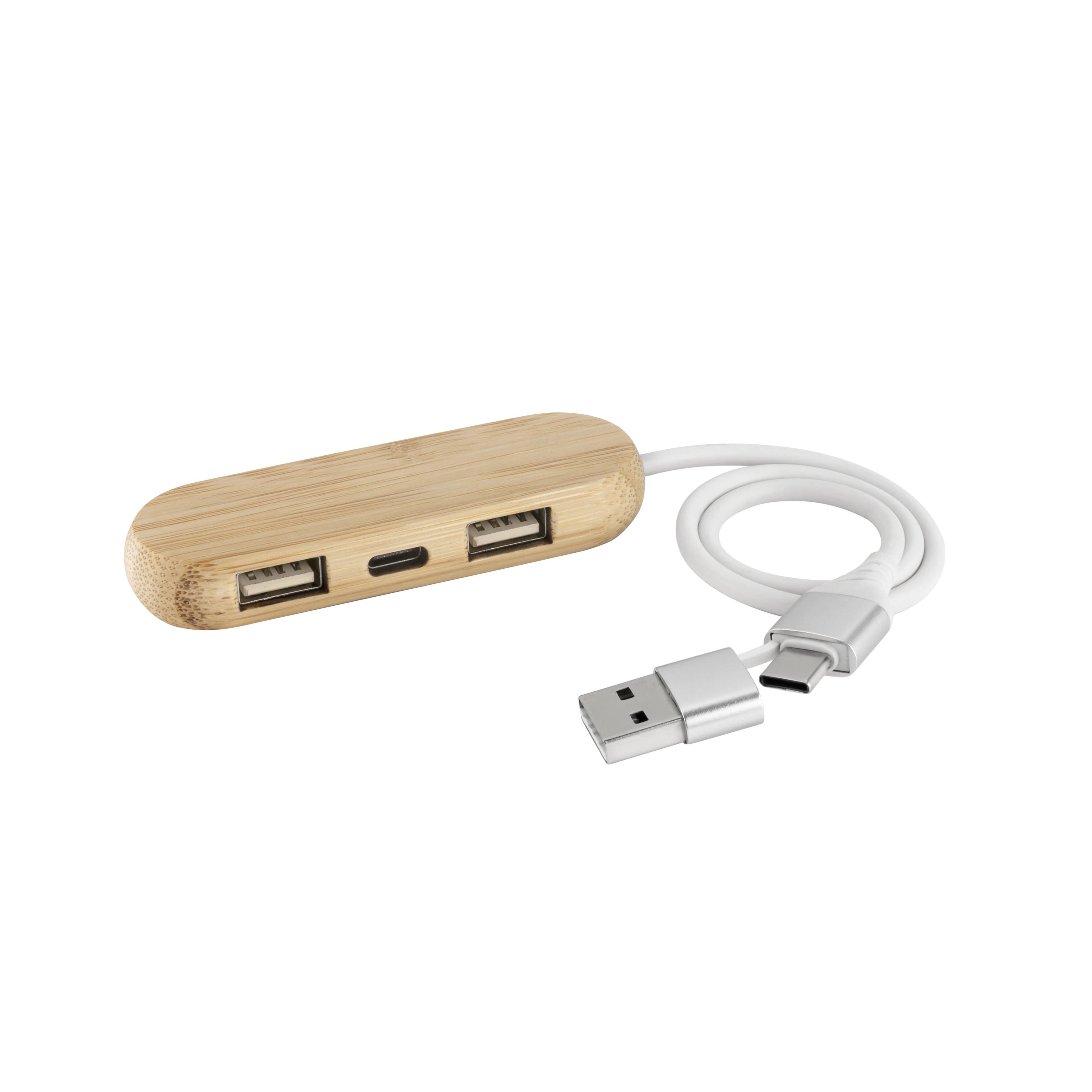 Metmaxx® Hub ´MultiHub&Charge“ braun