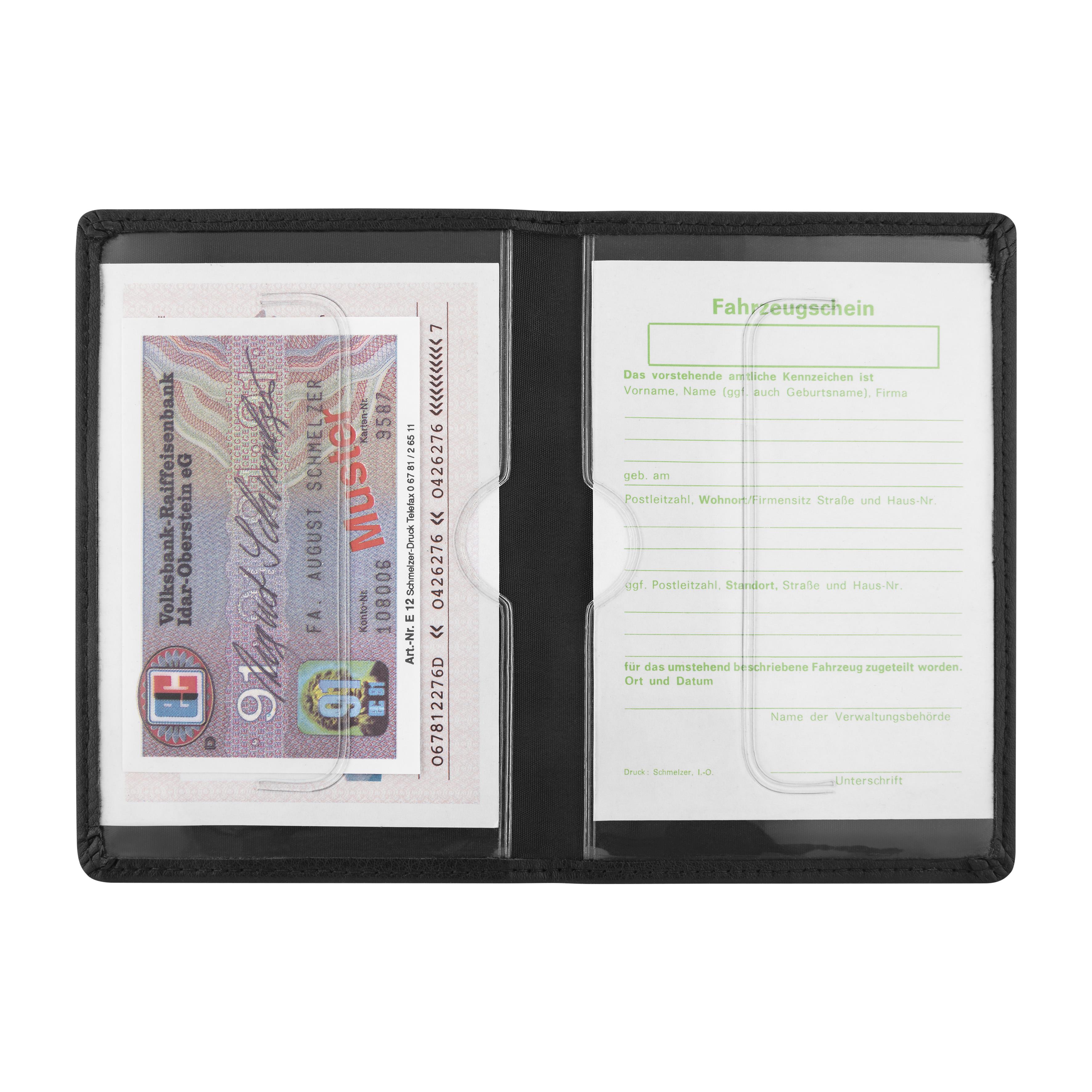 Blackmaxx® Ziegenlederführerscheintasche ´EcoNappaDeLuxe Infinite´