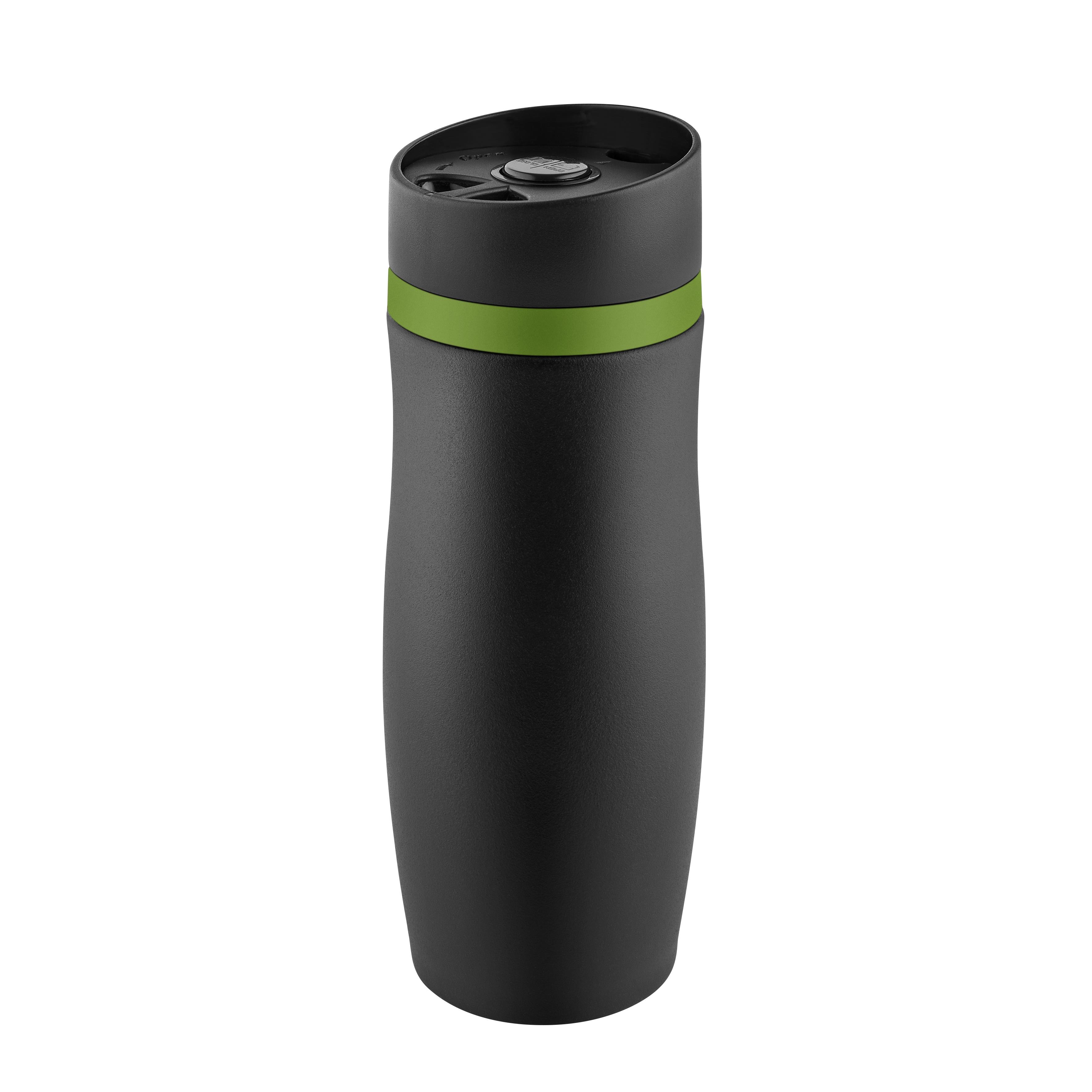 Metmaxx® Thermobecher ´CremaExtensaNero´ schwarz/Ring grün