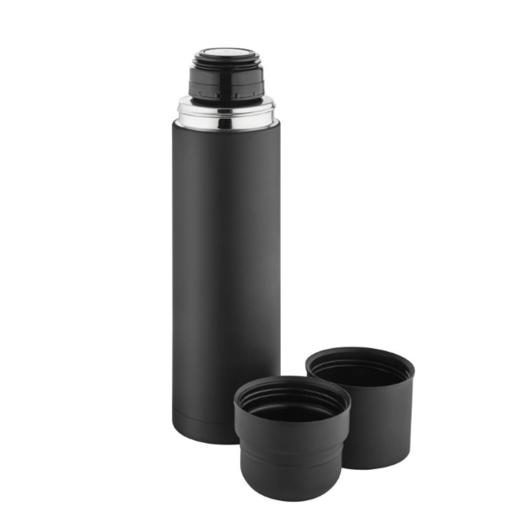 Metmaxx® Thermoskanne ´DoubleCupDesign´  schwarz