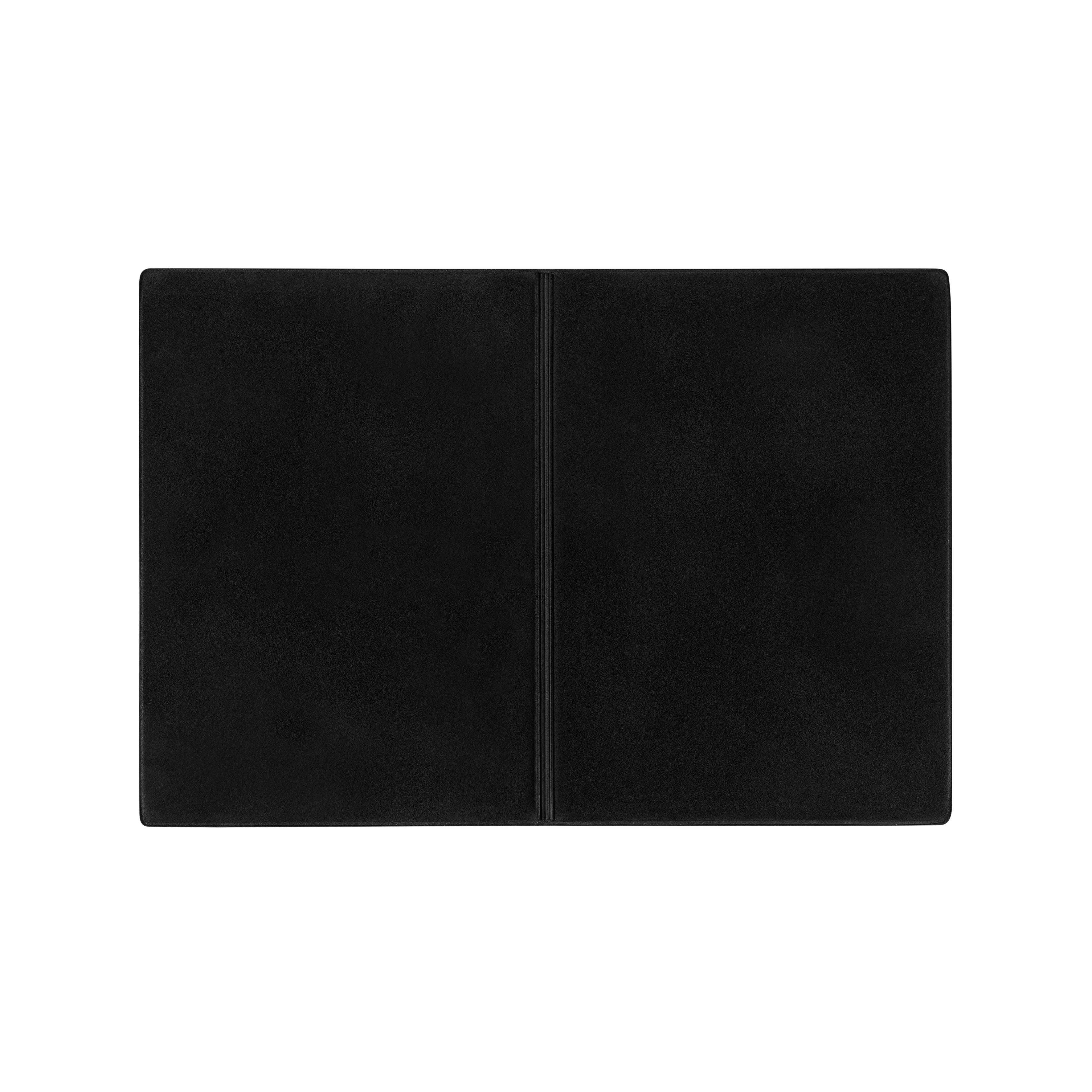 CreativDesign® Ausweistasche ´2-fach´ Velours schwarz
