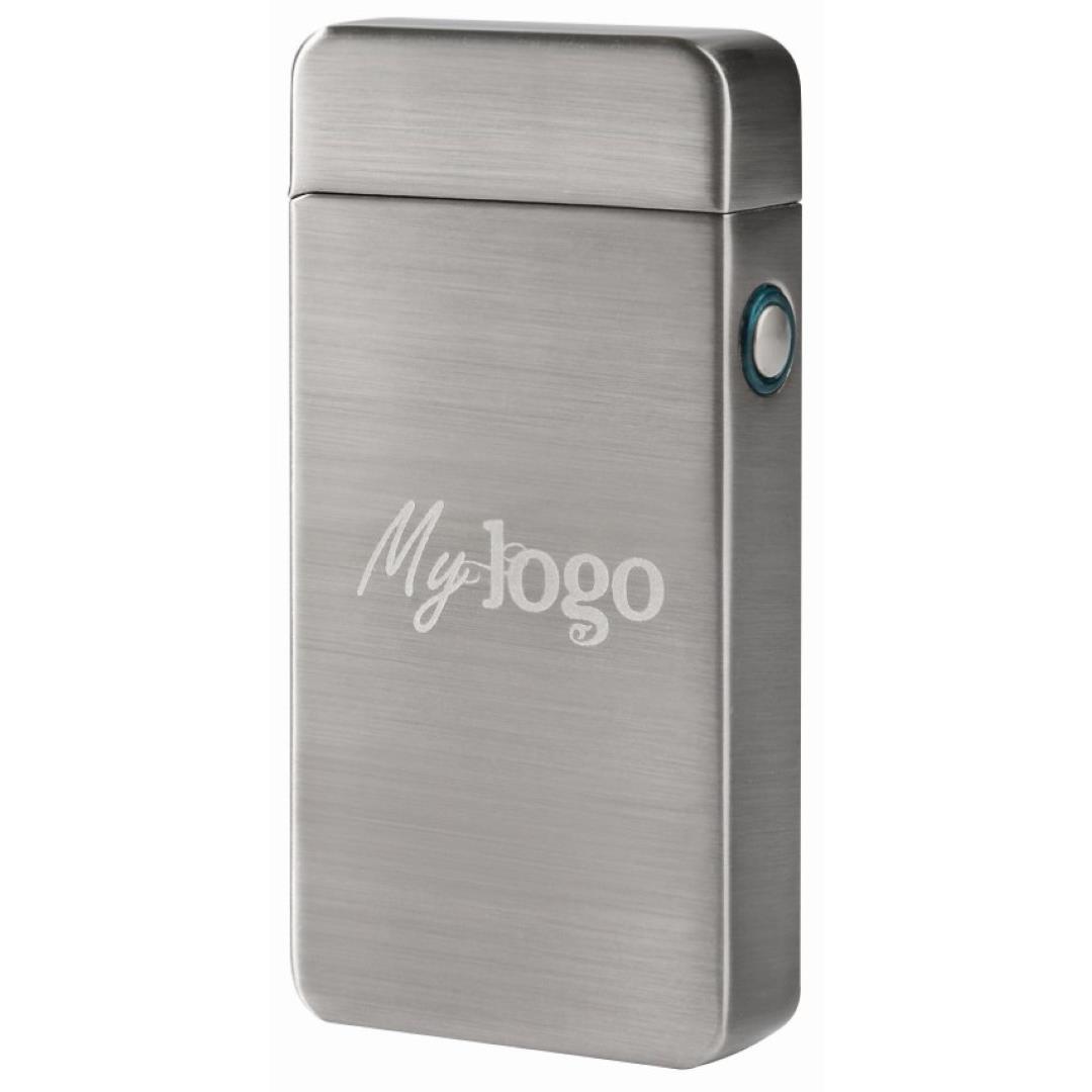 Metmaxx® Lichtbogenfeuerzeug ´FuturePocketTurbo´ silber