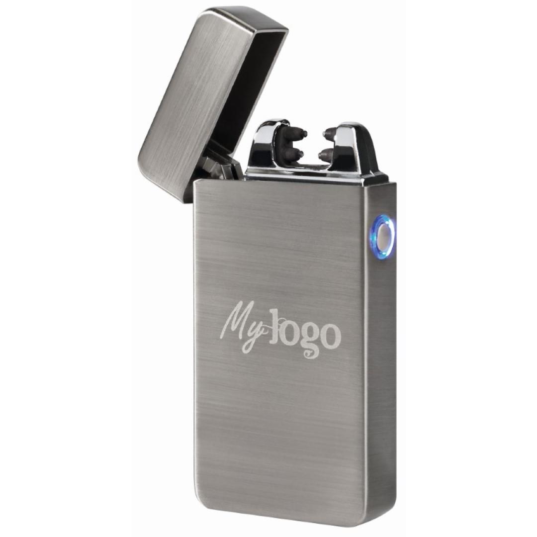 Metmaxx® Lichtbogenfeuerzeug ´FuturePocketTurbo´ silber