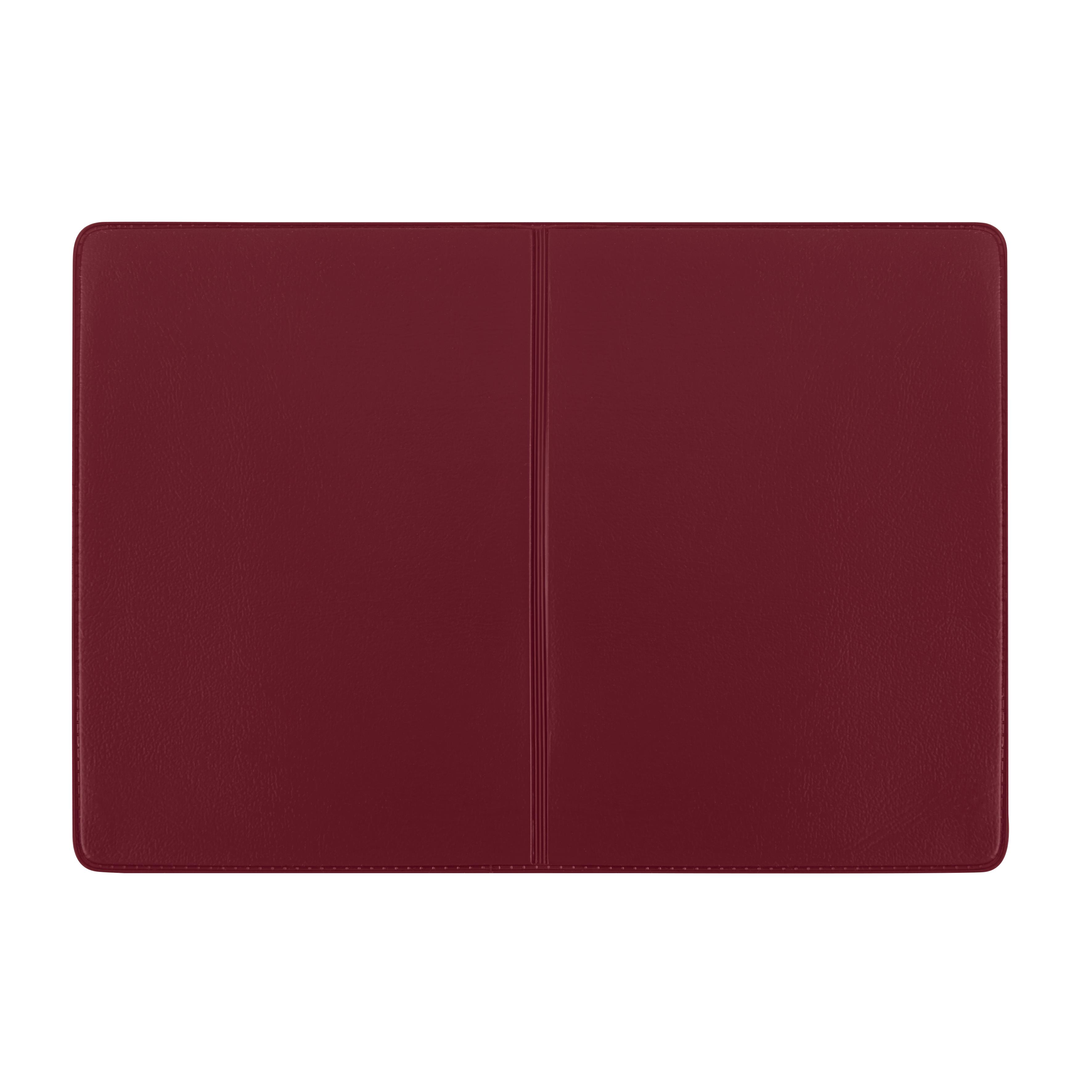 CreativDesign® Ausweistasche ´2-fach´ Normalfolie bordeaux