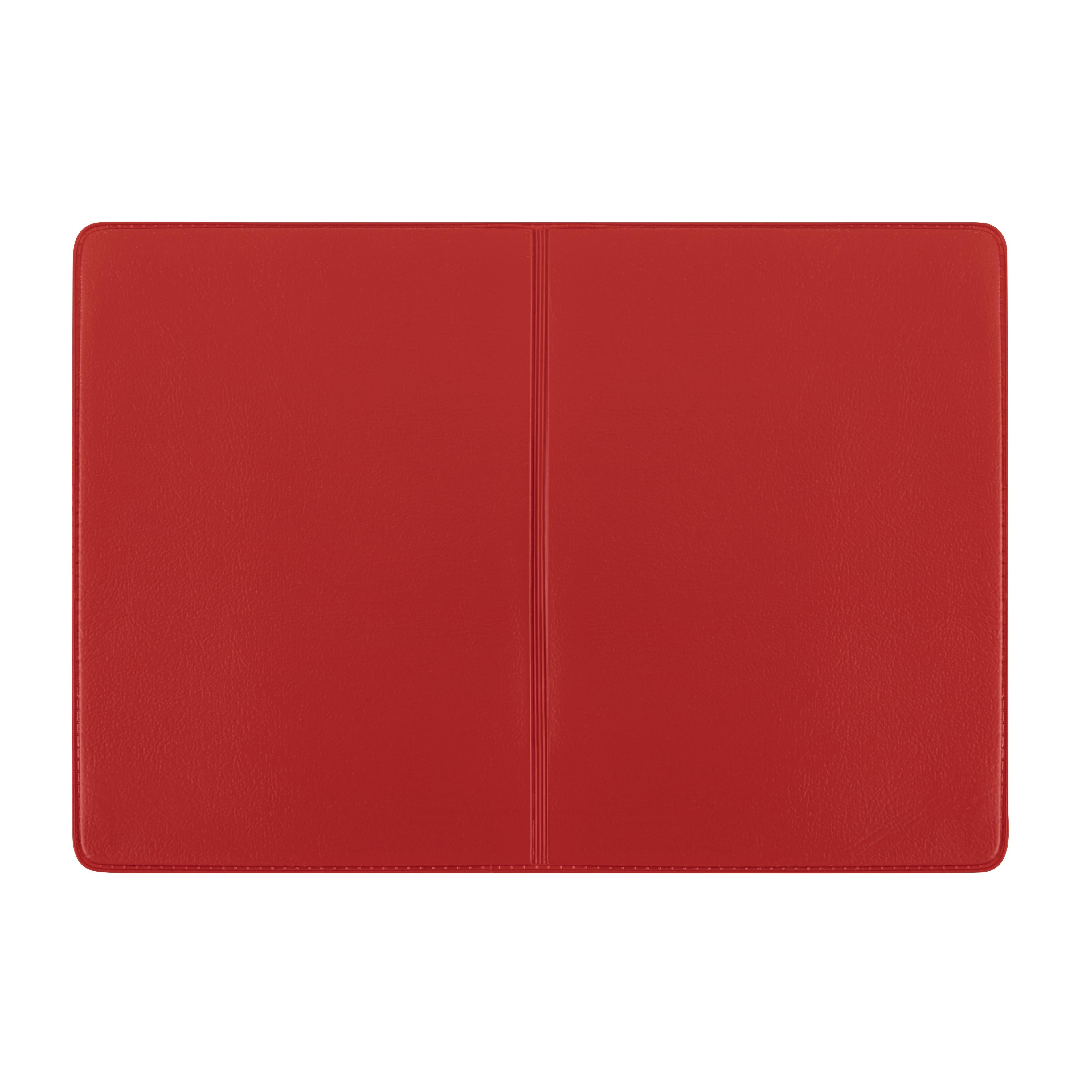 CreativDesign® Ausweistasche ´4-fach´ Normalfolie rot