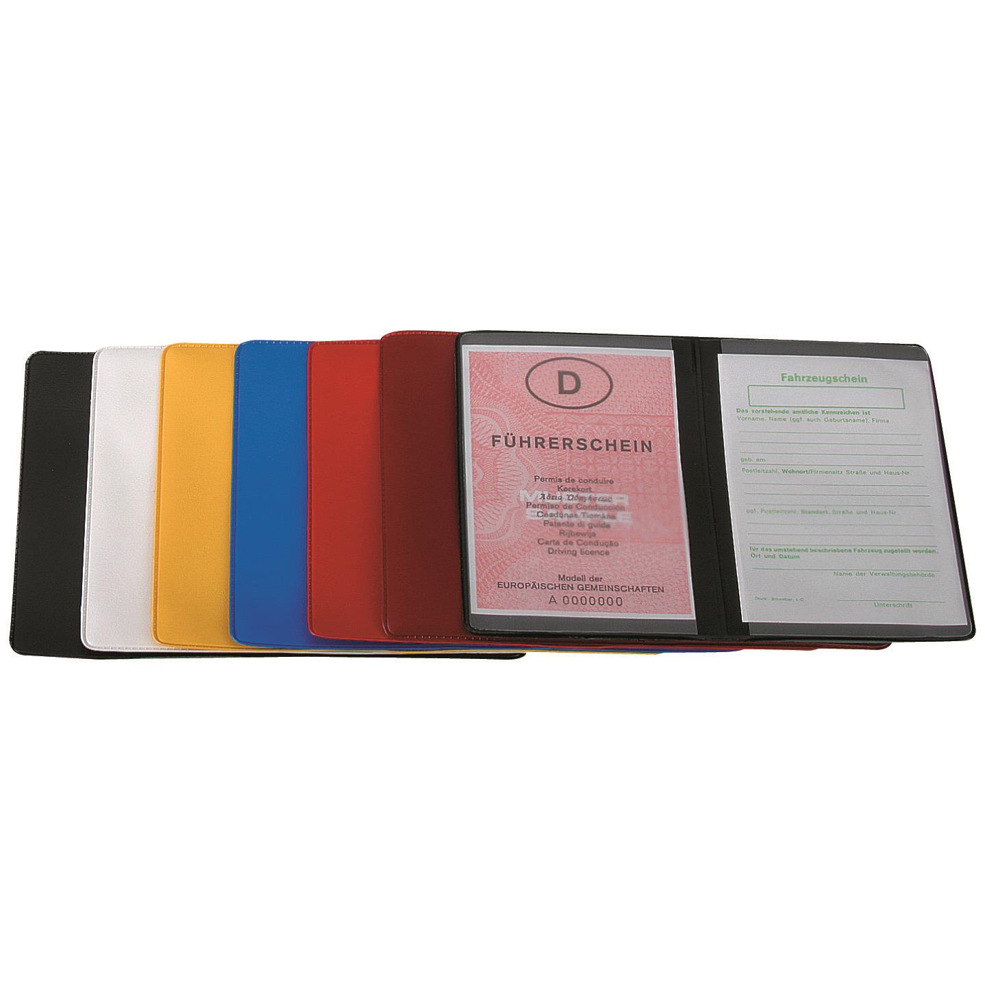 CreativDesign® Ausweistasche ´5-fach´ Normalfolie rot