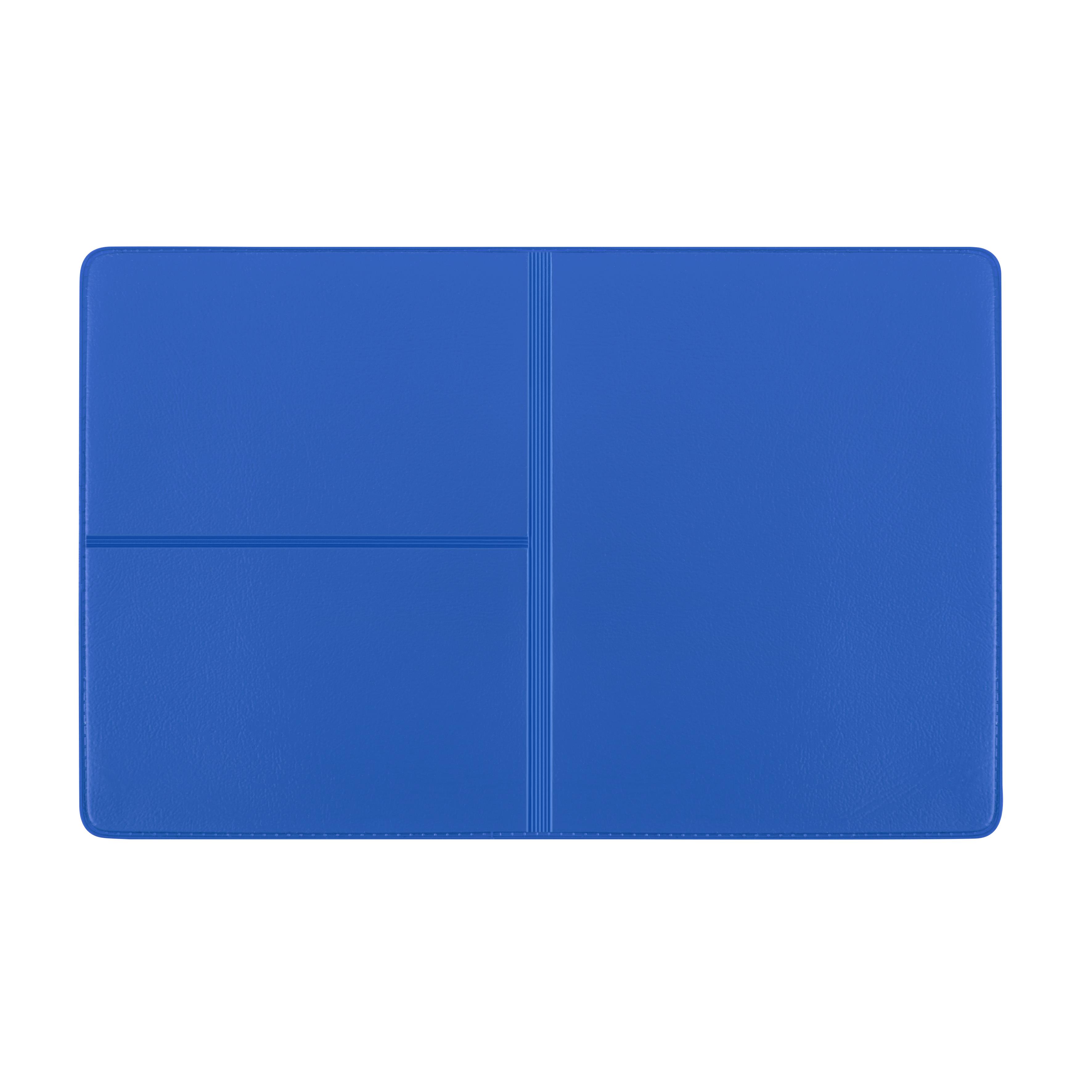 CreativDesign® Ausweistasche ´Euro´ Normalfolie blau mit Einschub