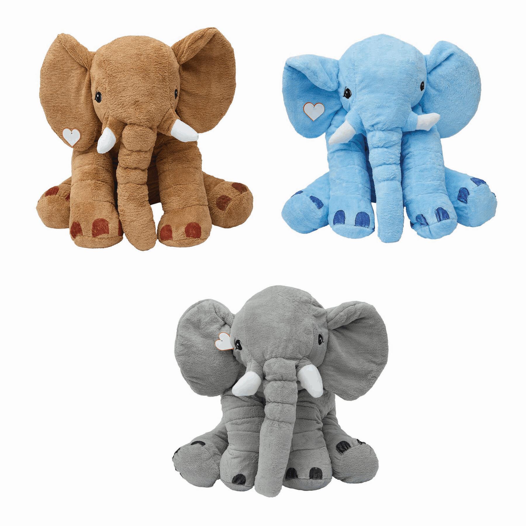 LOUNIS - Großer Plüsch-Elefant