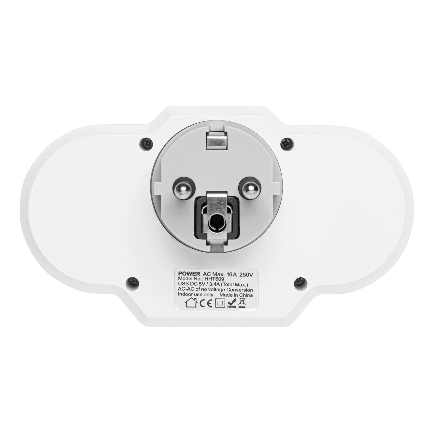 ENDLESS POWER NIGHT - USB-Steckernetzteil mit Nachtlicht