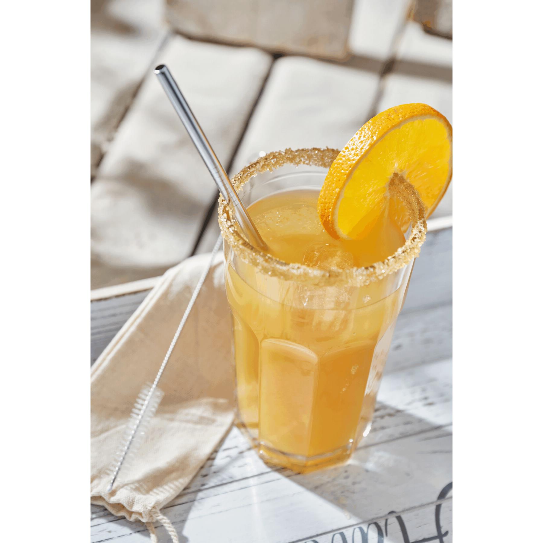 DRINK ELEGANT - Edelstahl-Strohhalm