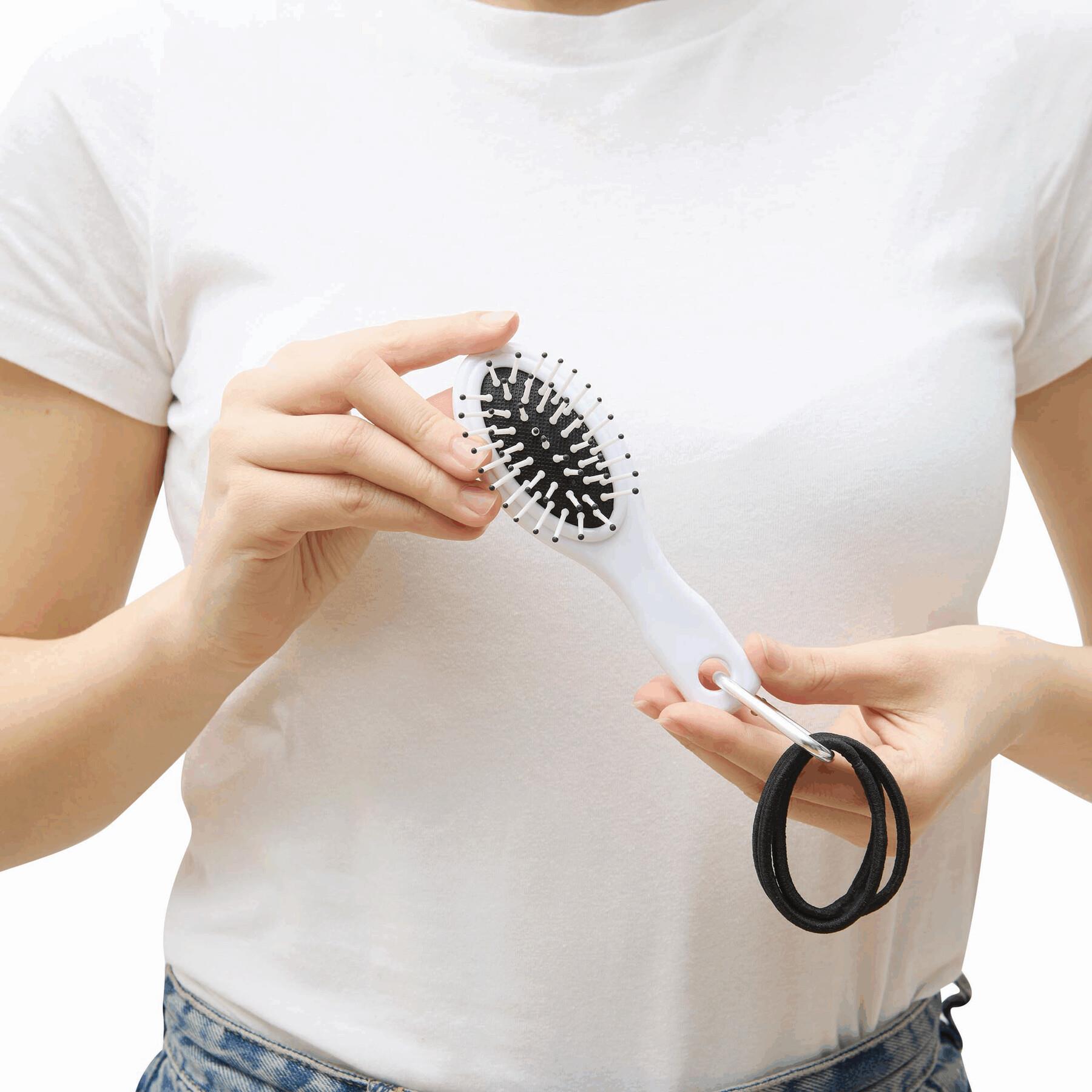 COIFFEUR - Reisebürste mit Haargummis