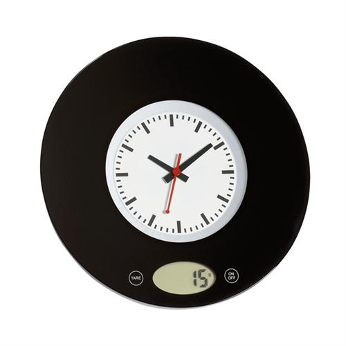 Küchenwaage TIME (schwarz)