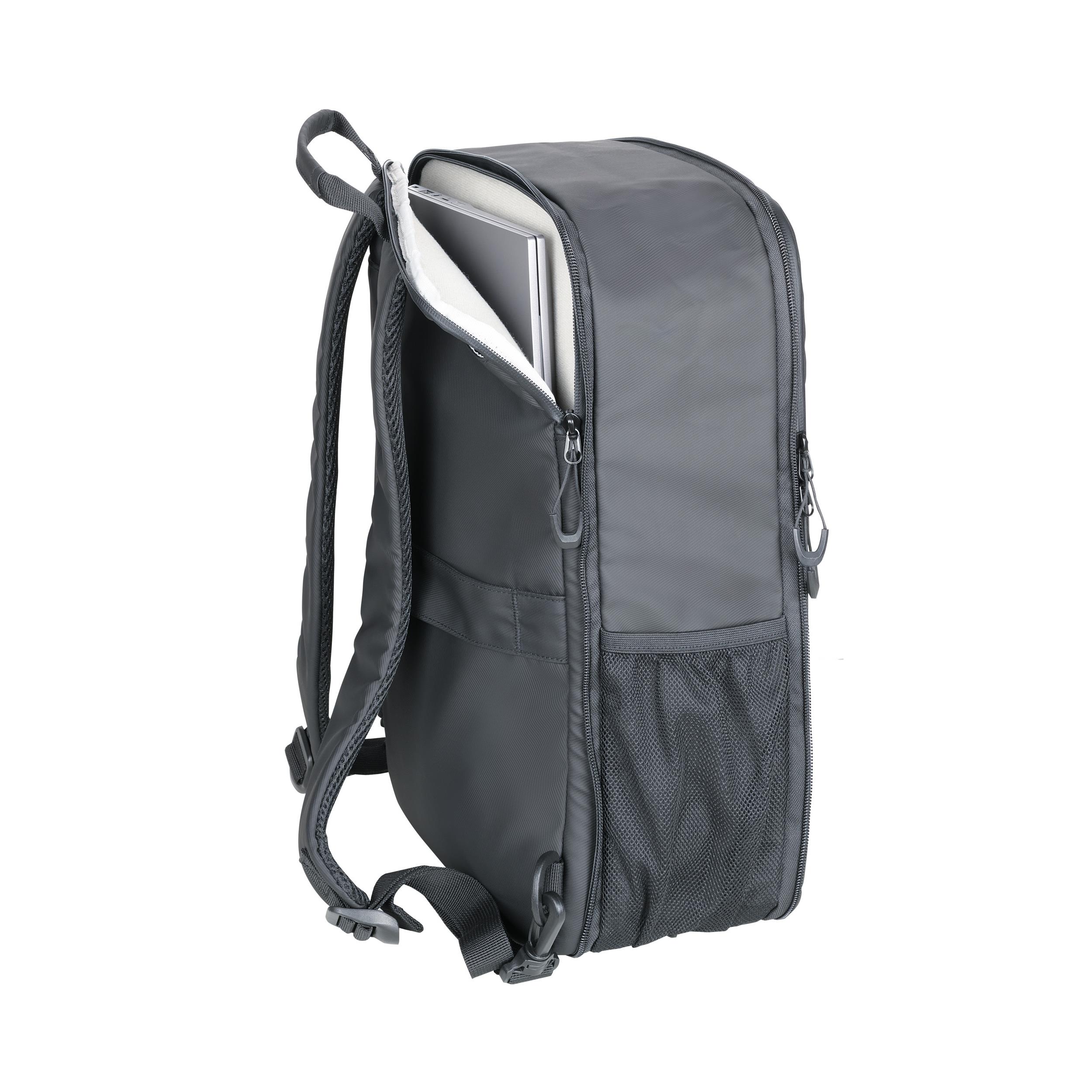 TROIKA Laptop-Rucksack TROIKA BLACK EXPANDABLE