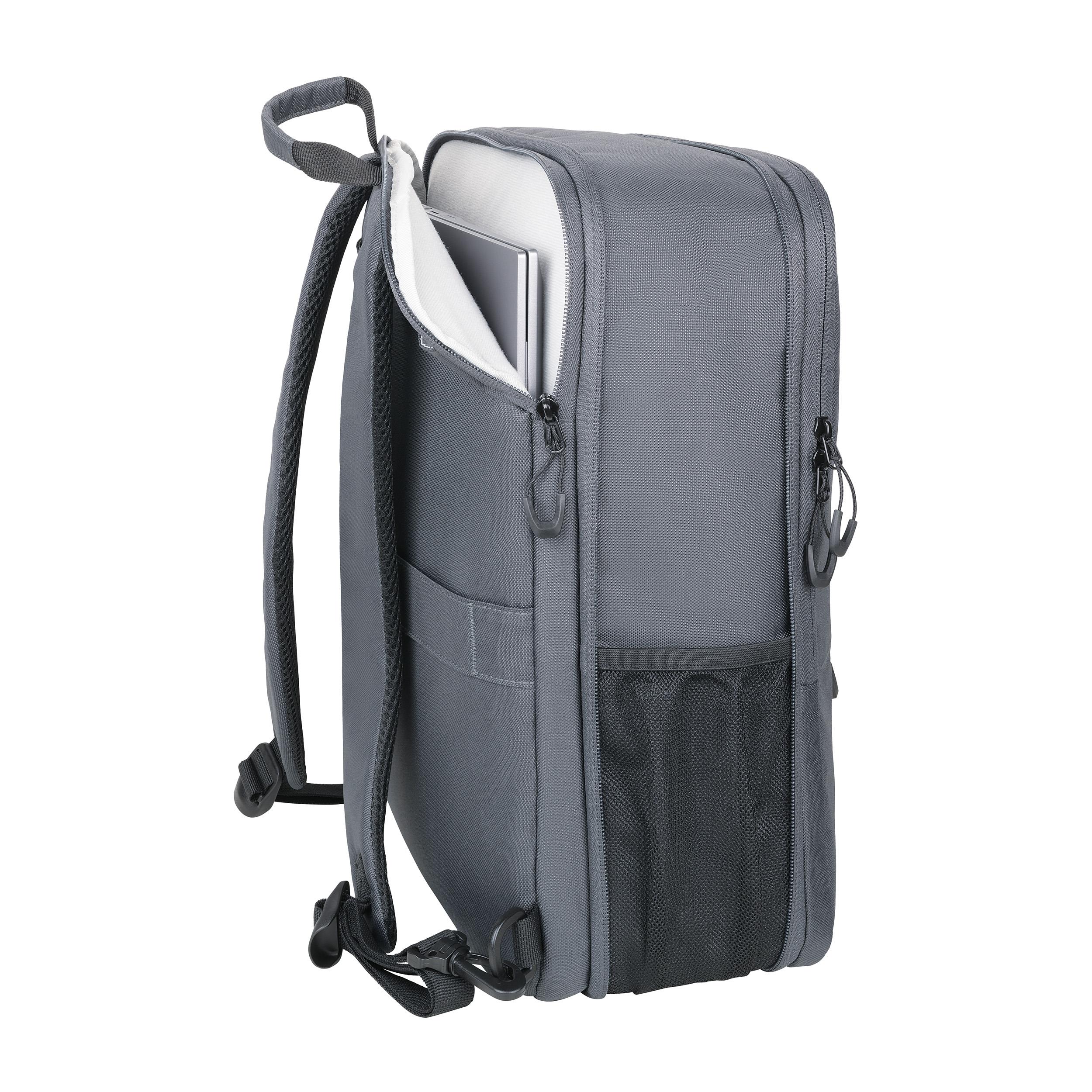 TROIKA Laptop-Rucksack BLUE CYCLE EXPANDABLE