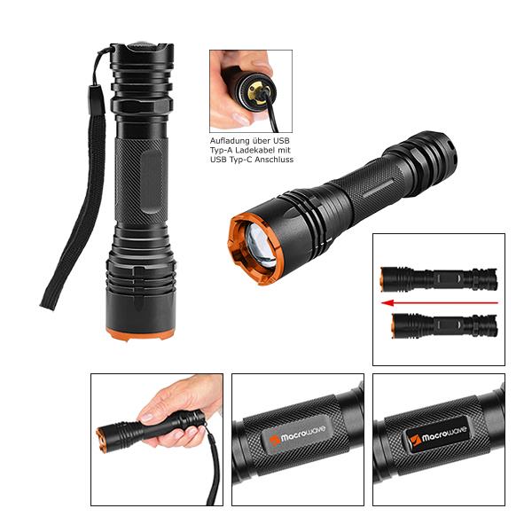 Aufladbare LED Leuchte ´Nova Light 1200 L orange´