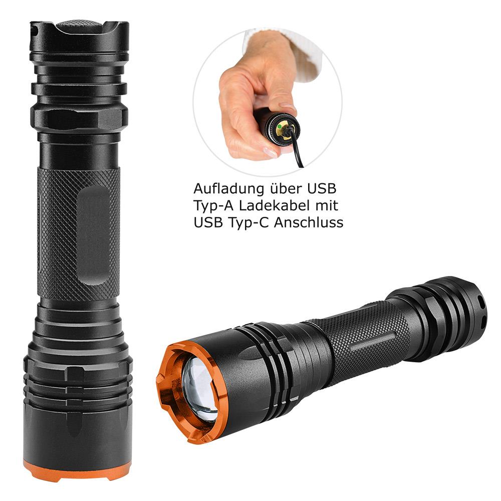 Aufladbare LED Leuchte ´Nova Light 1200 L orange´