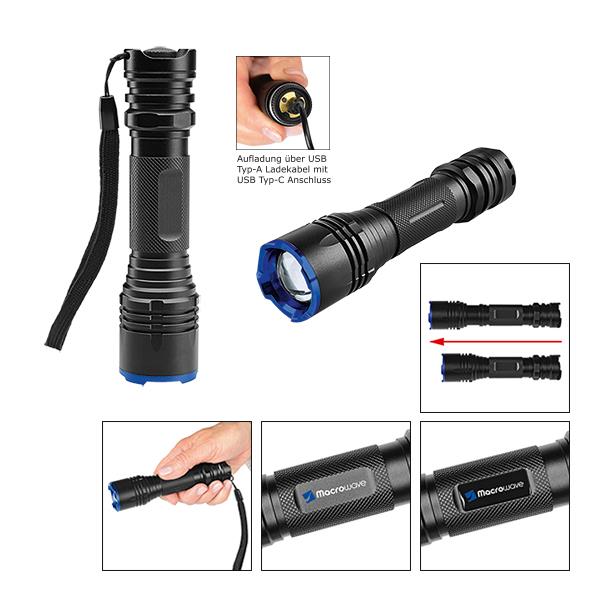 Aufladbare LED Leuchte ´Nova Light 1200 L blau´