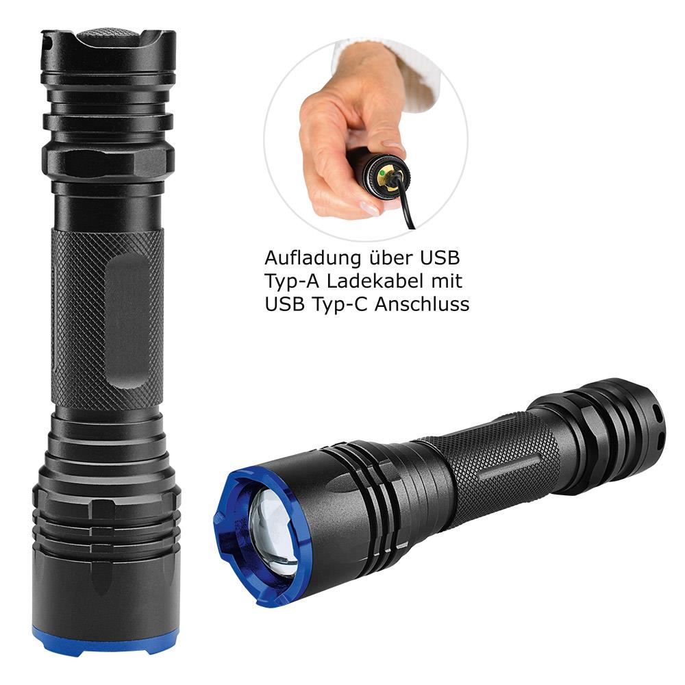 Aufladbare LED Leuchte ´Nova Light 1200 L blau´