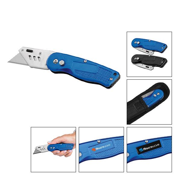 Trapezklingen-Klappmesser ´Profi Cut blau´