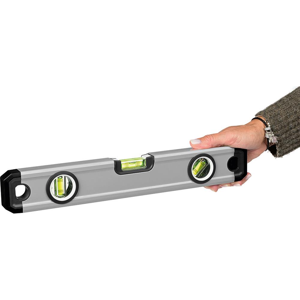 Aluminium-Wasserwaage ´Solid Alu Level 400 grau´