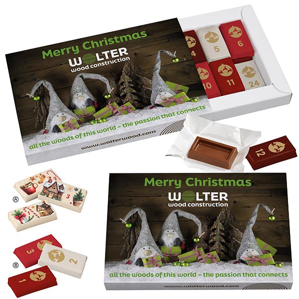 Schoko-Naps-Schuber-Adventskalender INDIVIDUELL