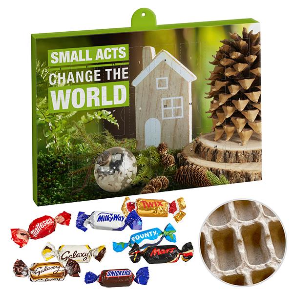 Premium Marken-Adventskalender PAPIER mit Celebrations®
