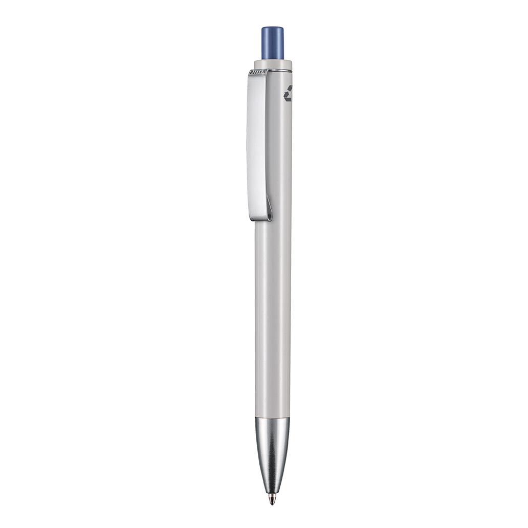 grau recycled (PCR)/azur-blau