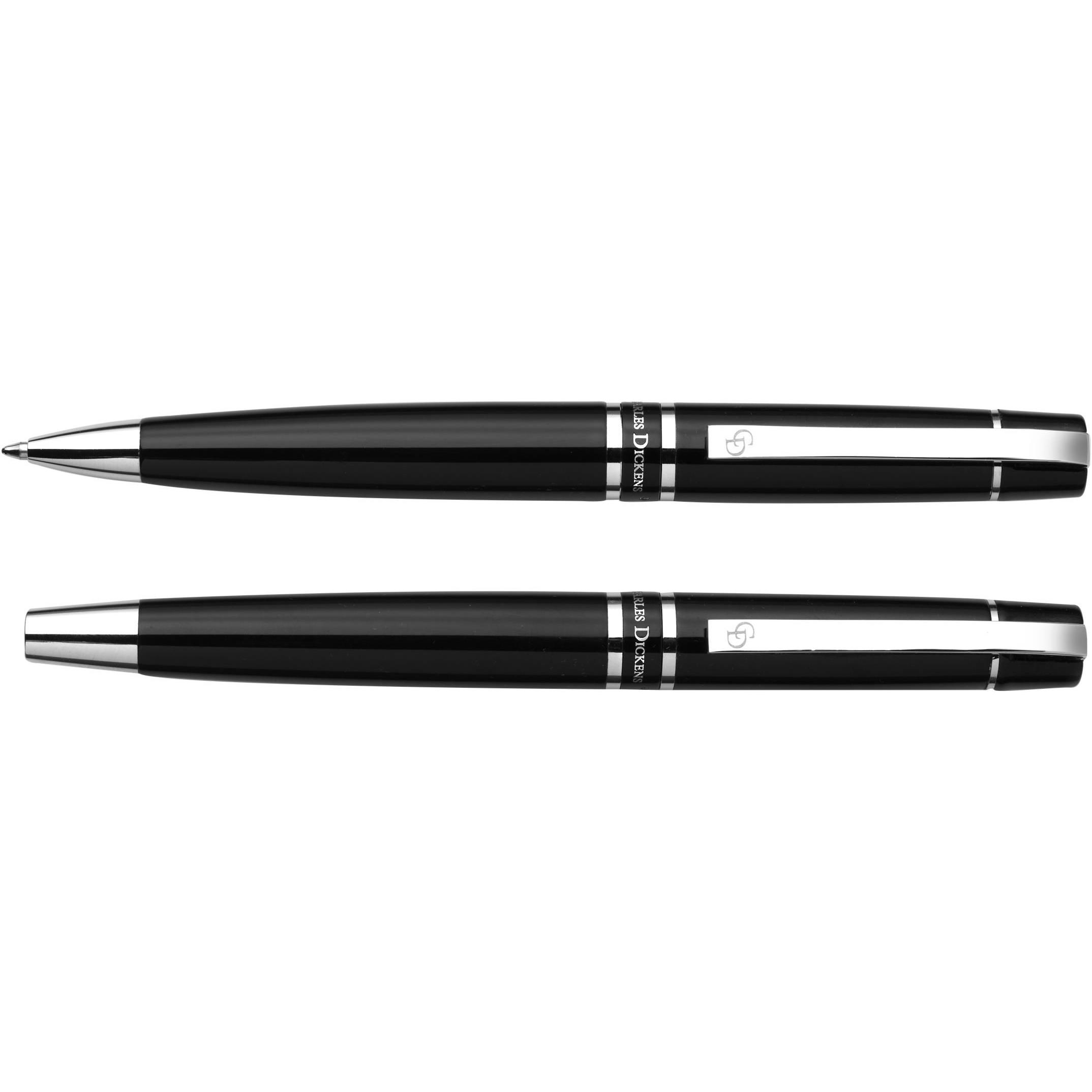 Charles Dickens® Schreibset aus Metall Santana