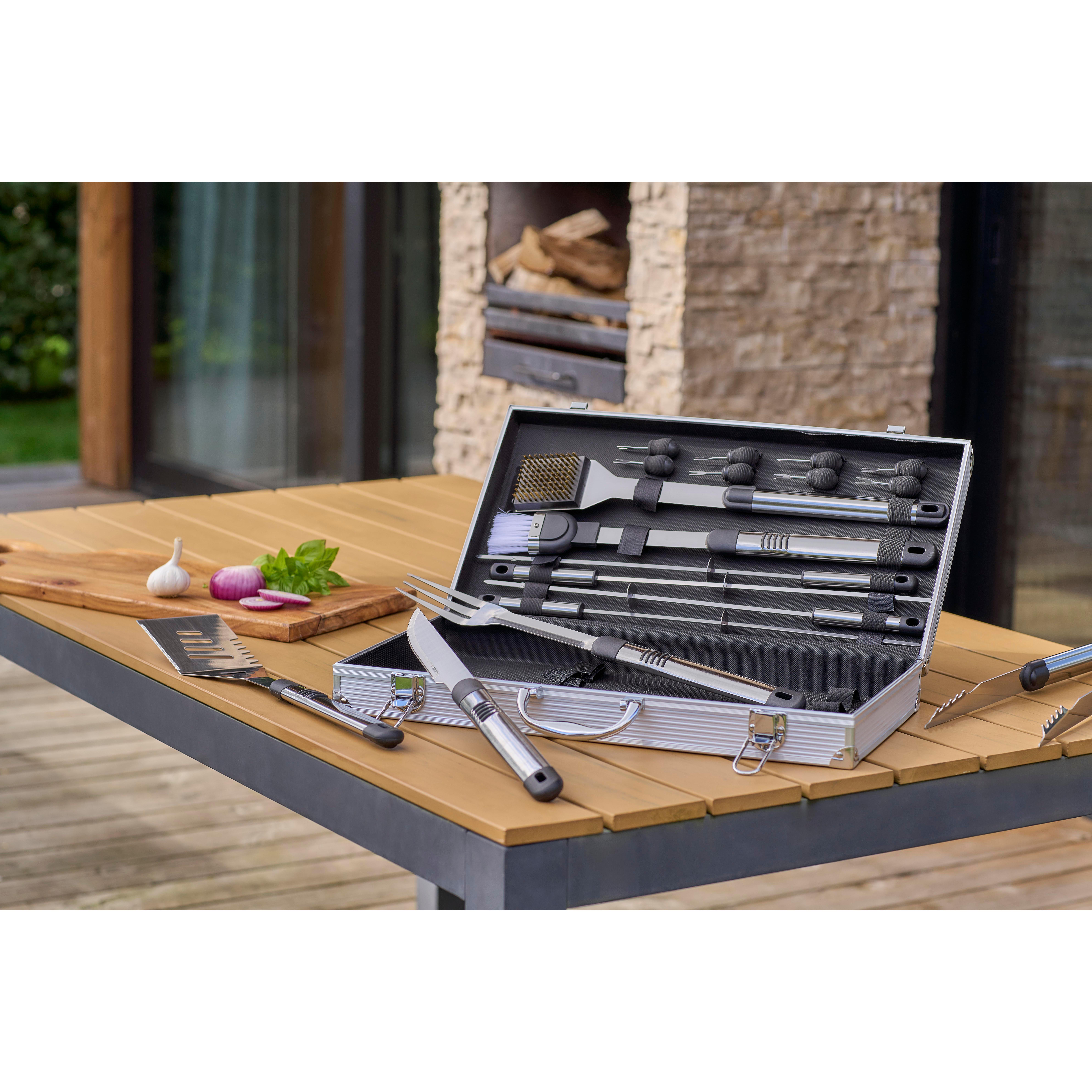 Grillset aus Edelstahl Dawn