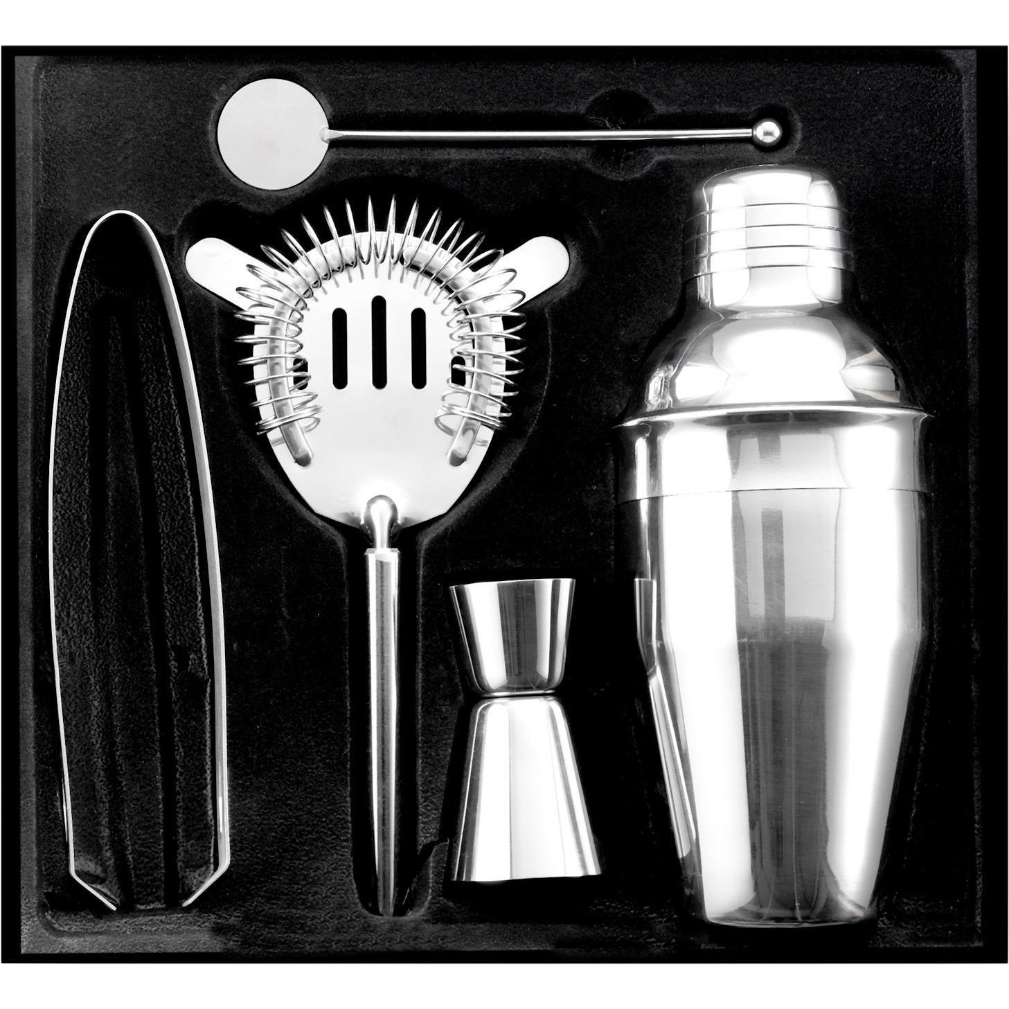 Cocktailshaker-Set aus Edelstahl Natalina