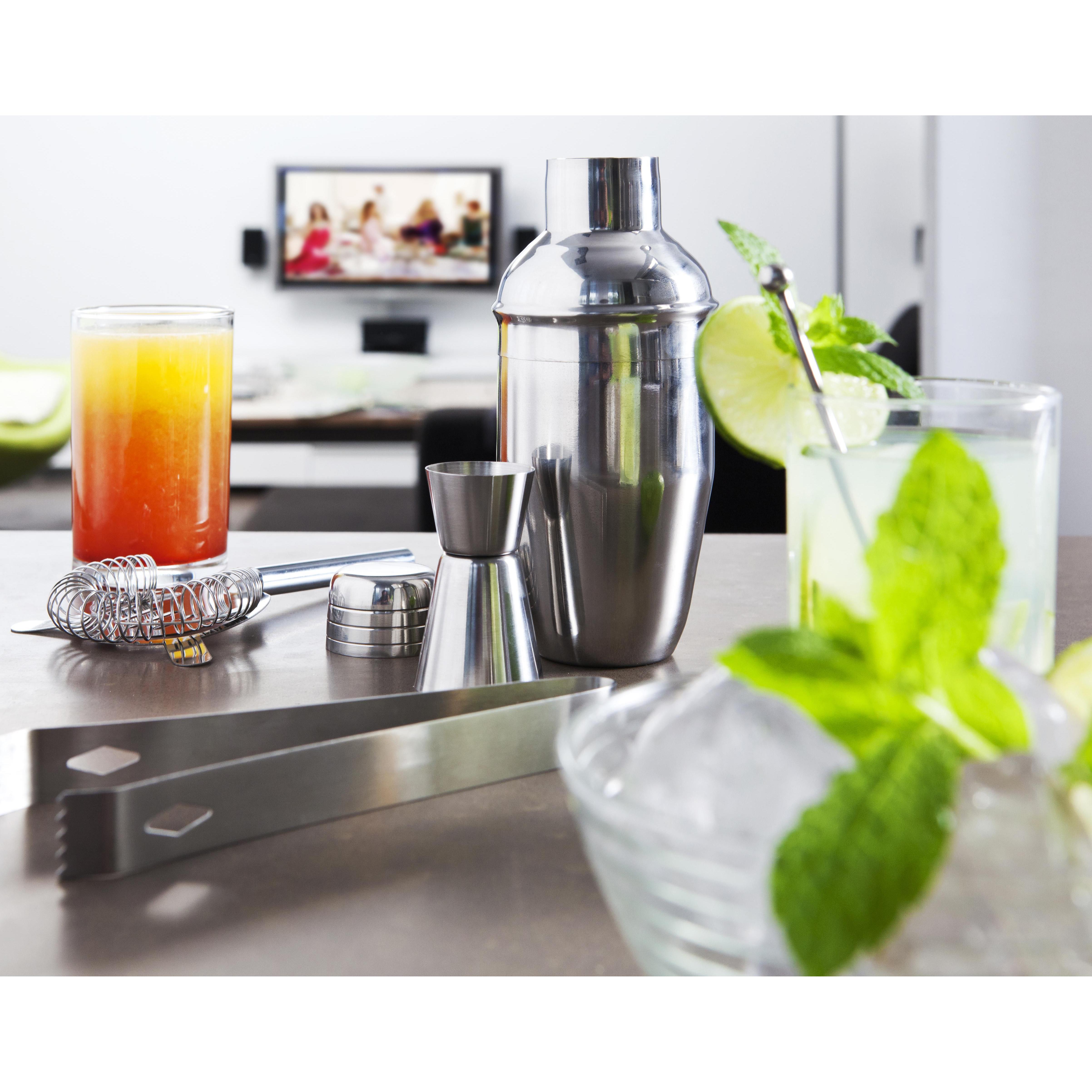 Cocktailshaker-Set aus Edelstahl Natalina