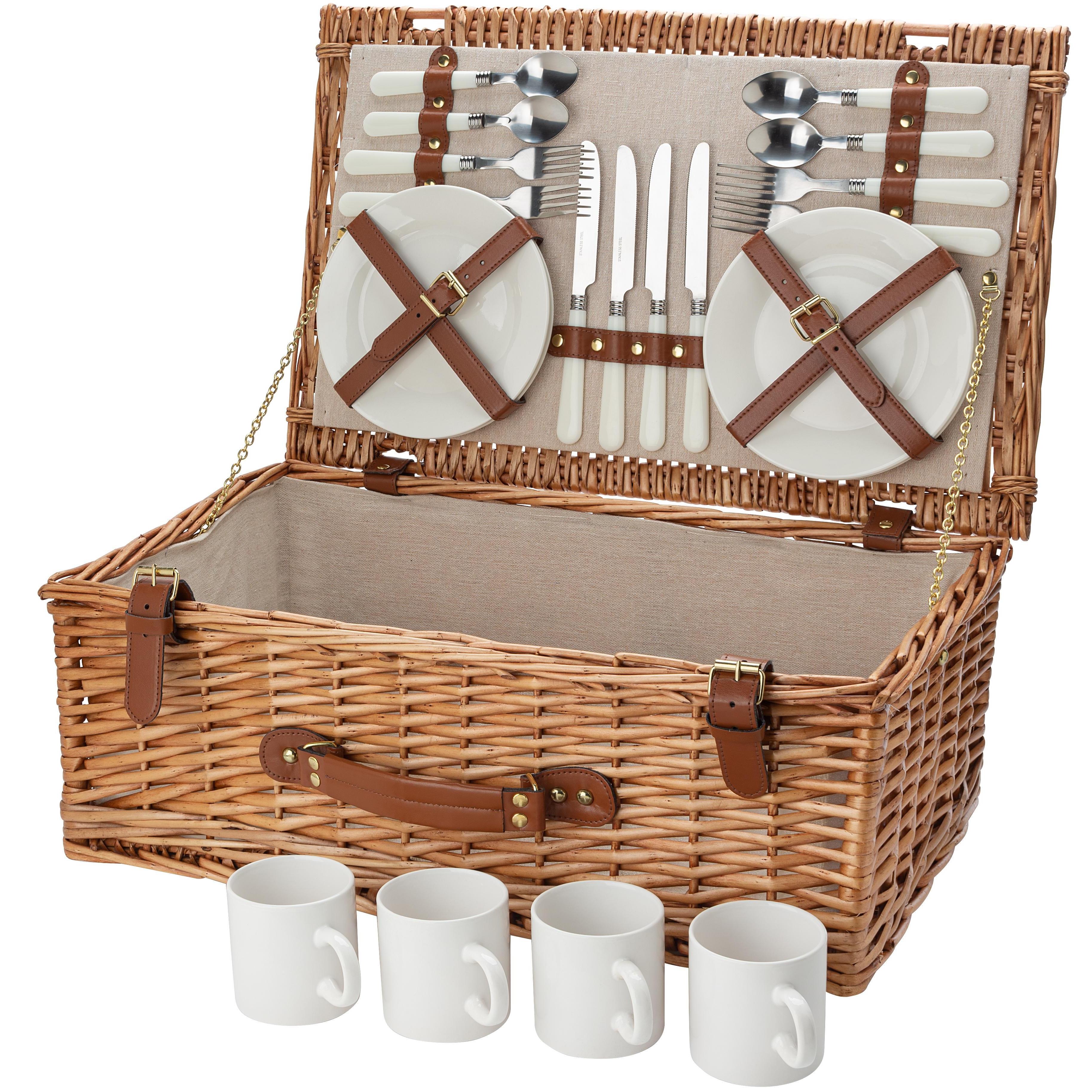 Picknickkorb für 4 Personen Levin