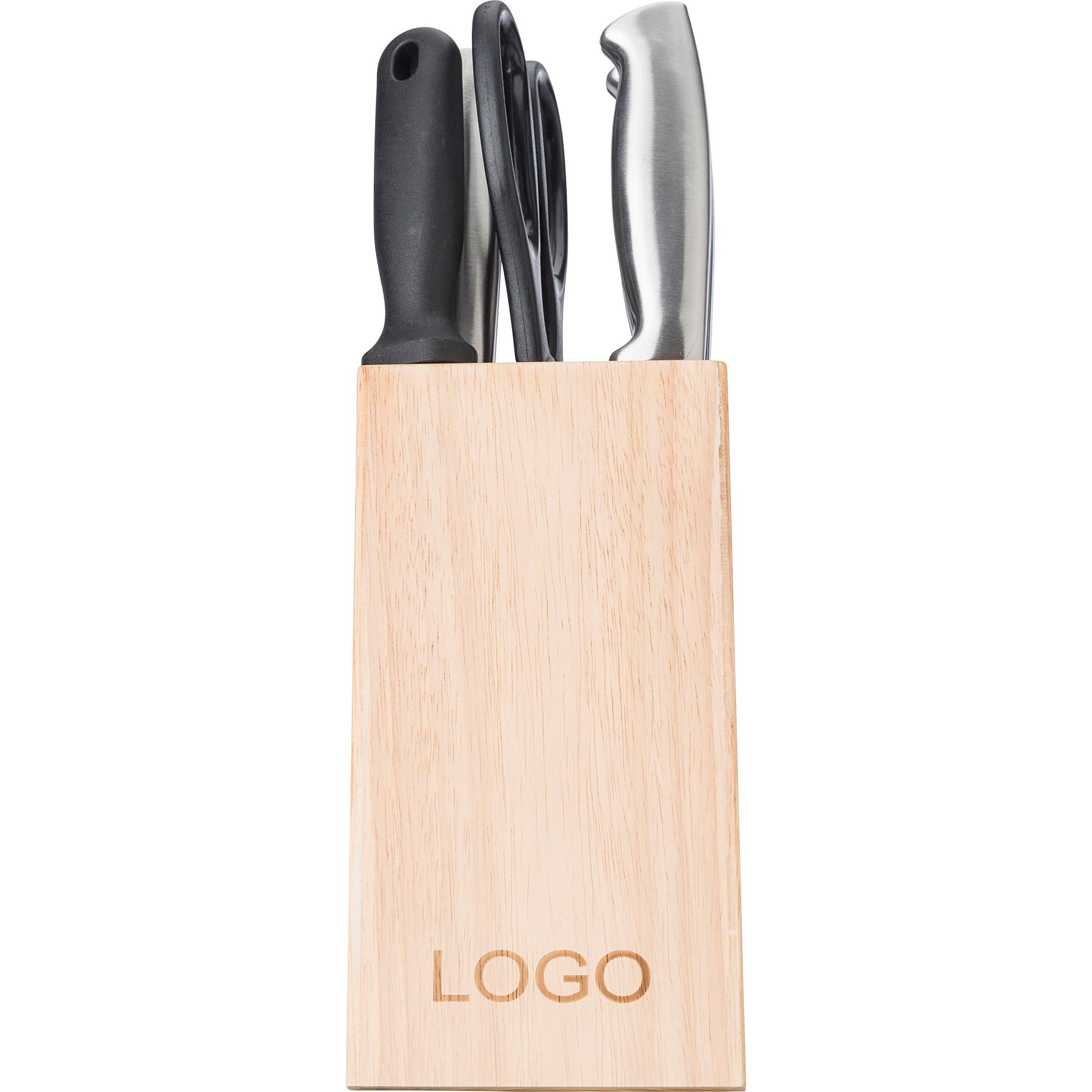 Messerblock aus Holz Lucille