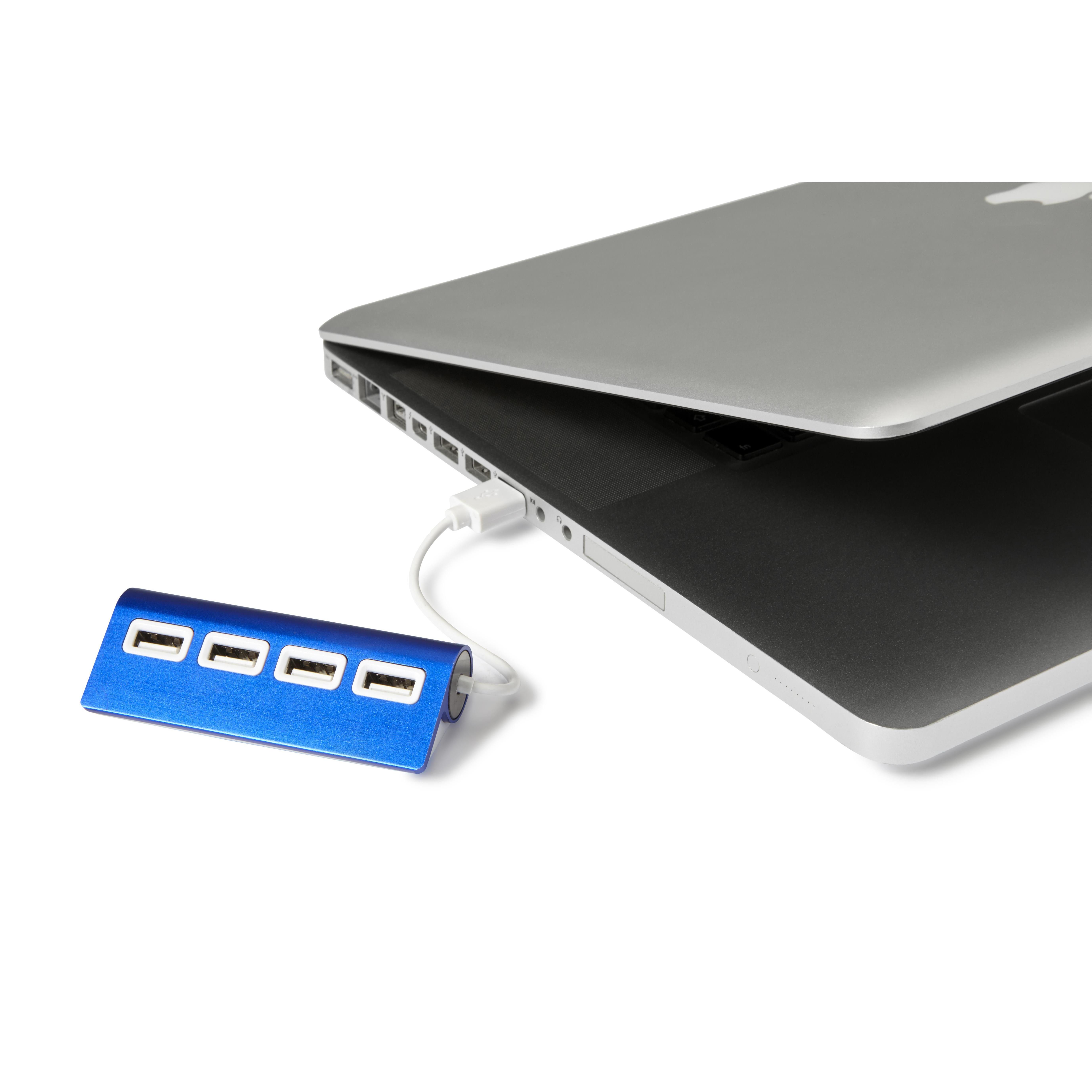 USB-Hub aus Aluminium Leo