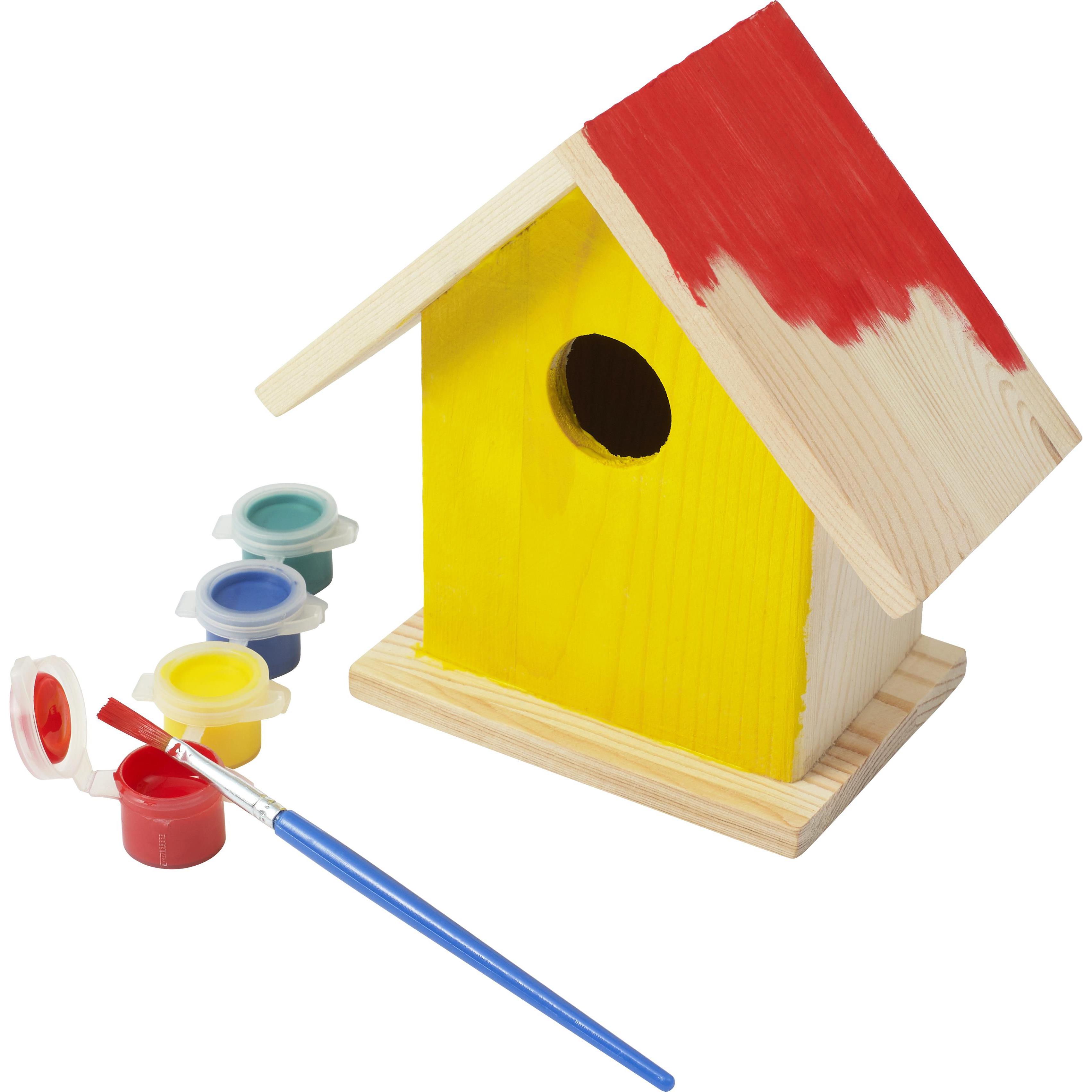 Vogelhaus mit Malset Wesley
