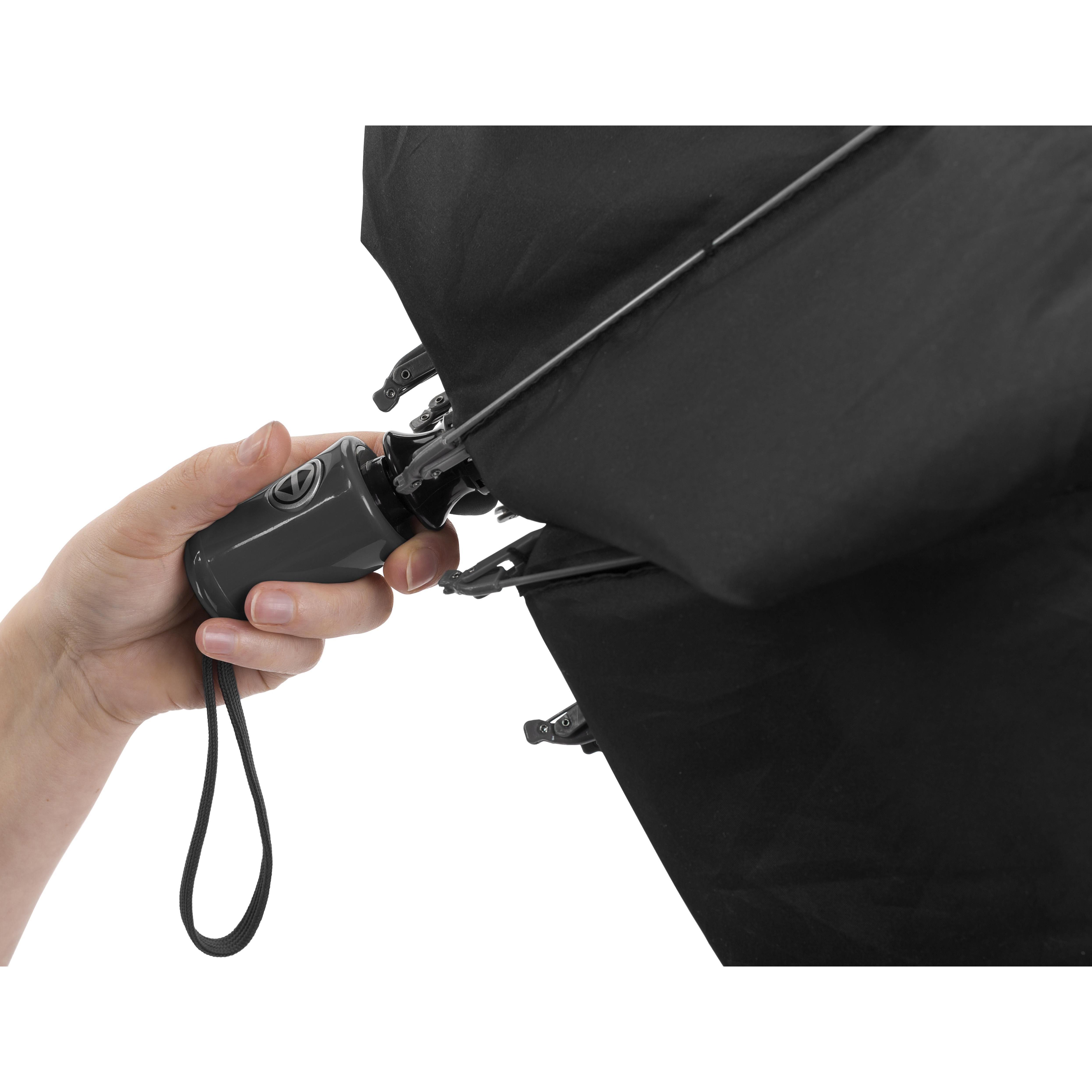 Reversibler Taschenschirm aus Pongee Kayson