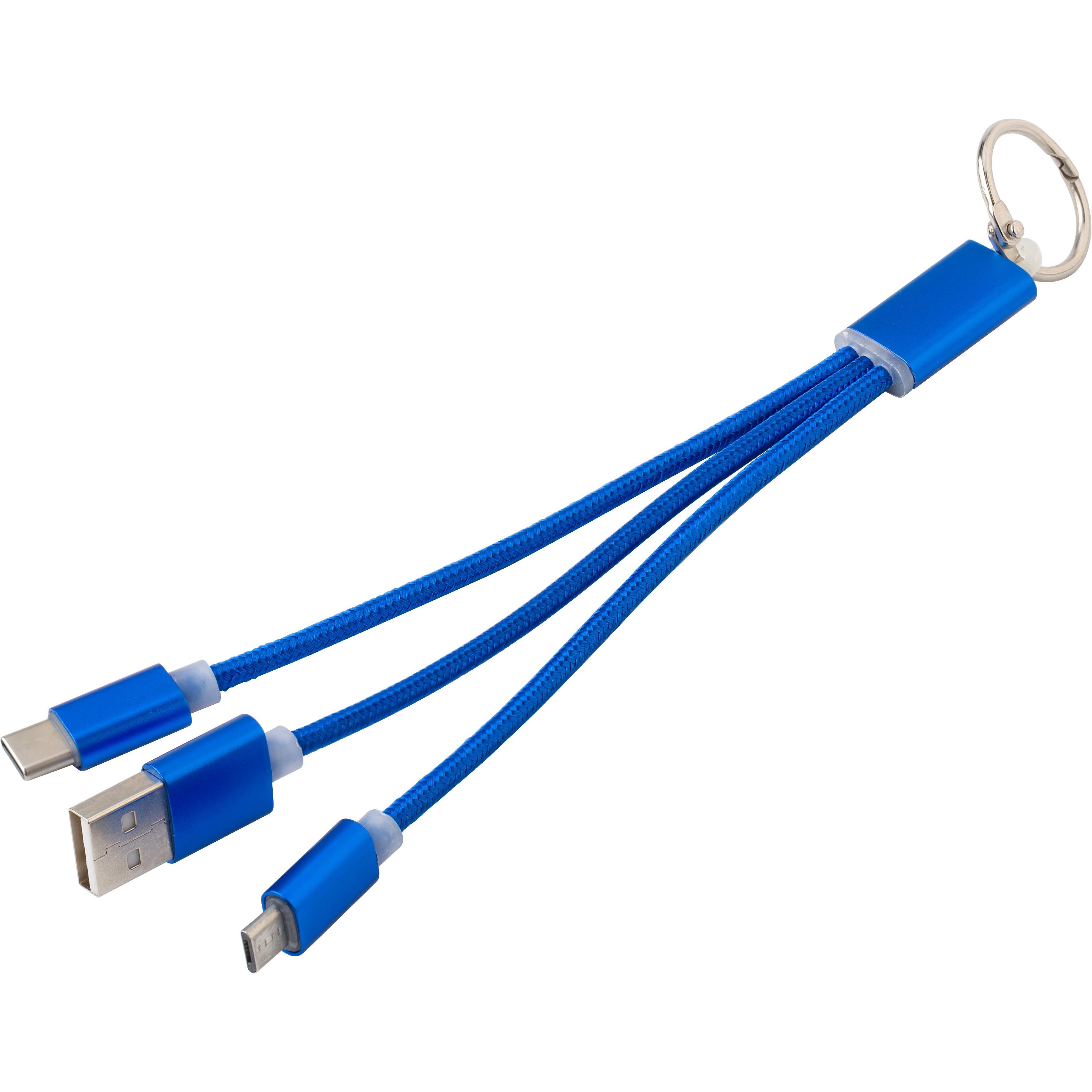 USB-Aufladekabel aus Aluminium Alvin