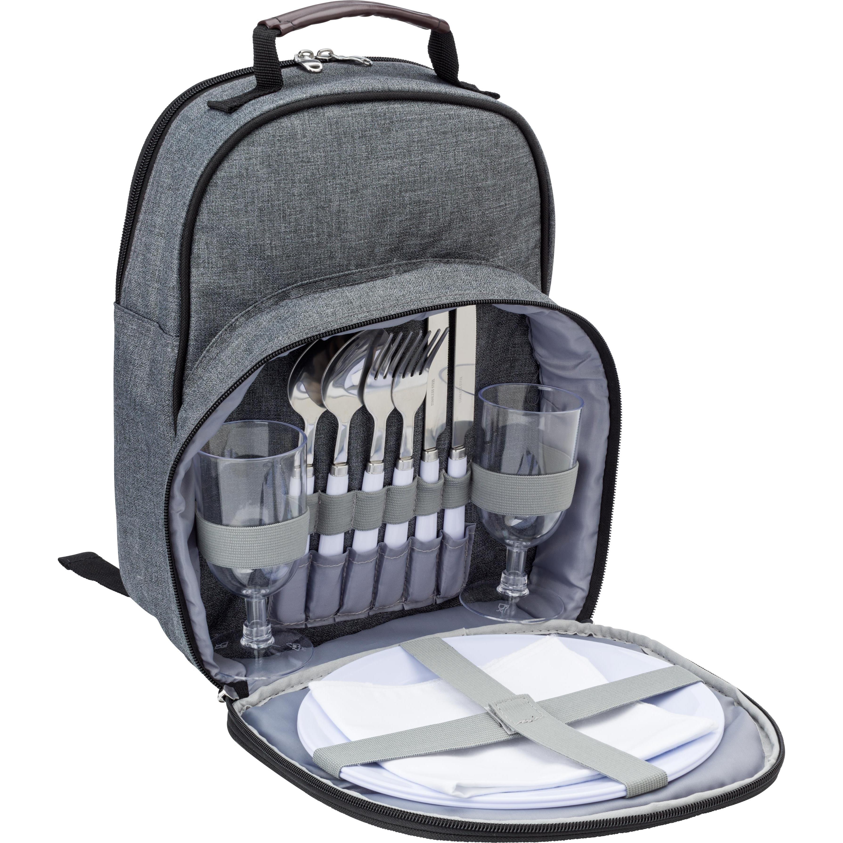 Picknick-Kühlrucksack aus Polycanvas Jolie