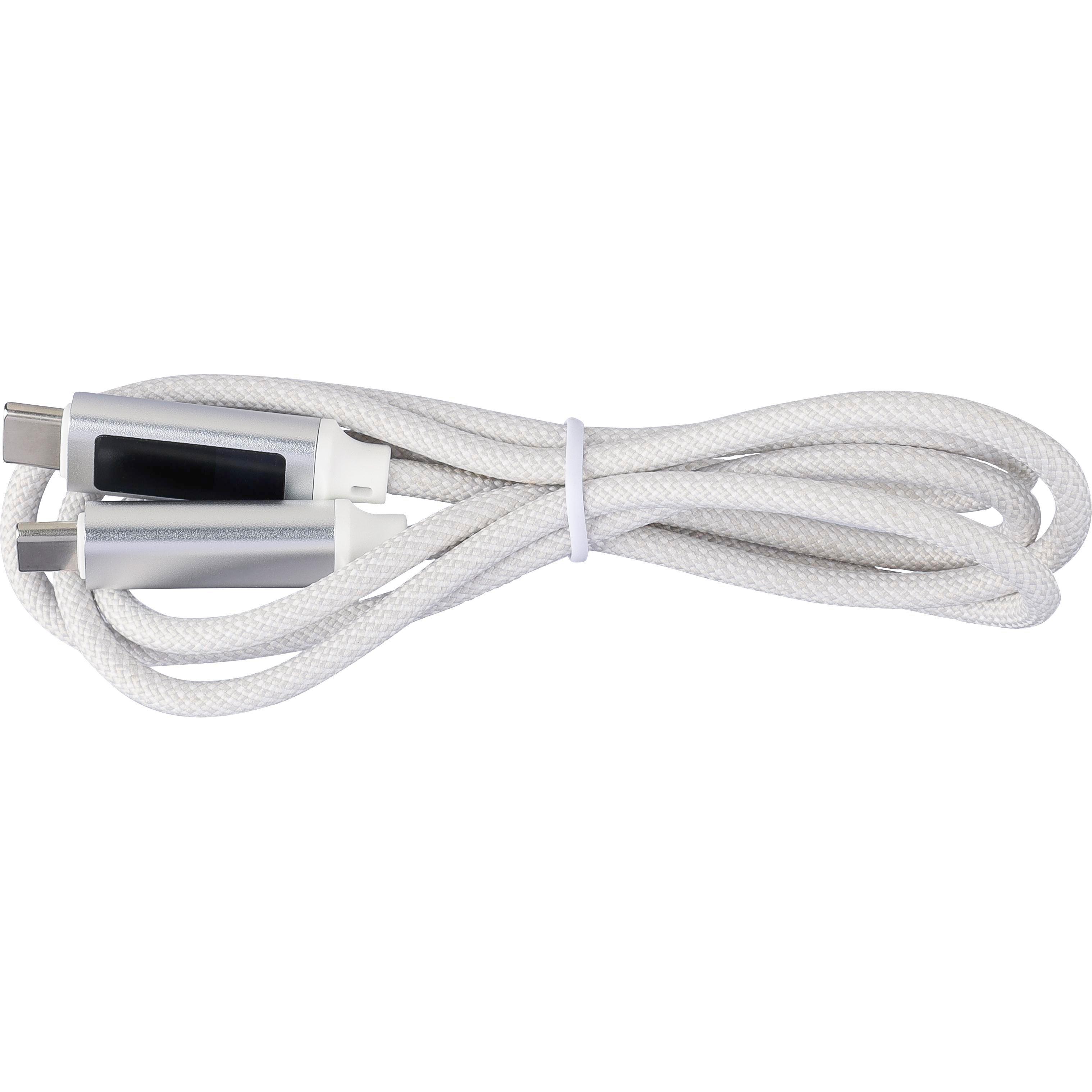 Ladekabel aus Nylongewebe 65W Claudia